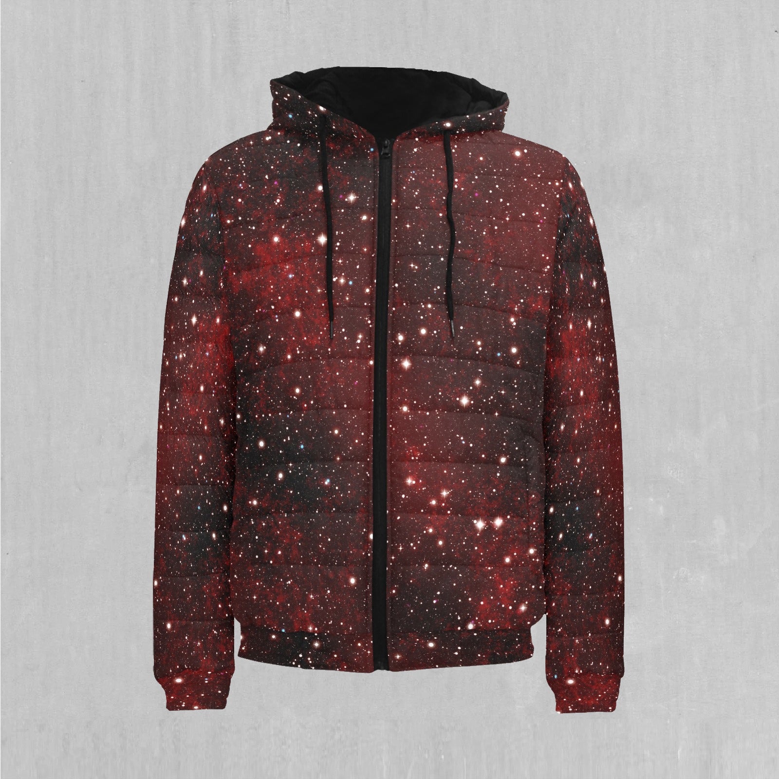 Crimson Space Puffer Jacket