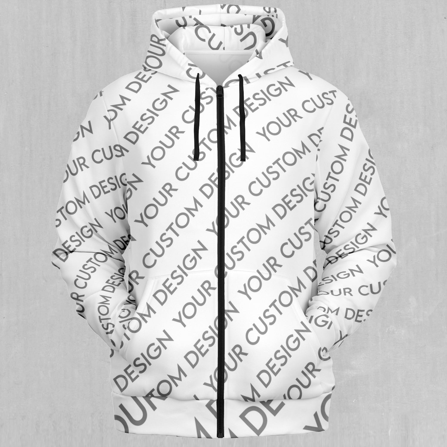 Custom Zip Up Hoodie