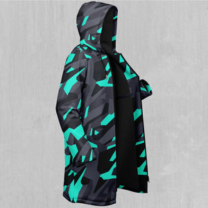 Cyber-Tech Zip Up Cloak (Black Fur)