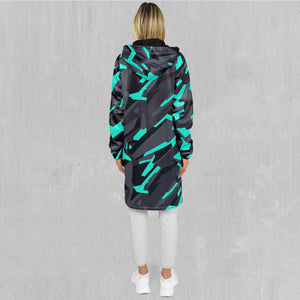 Cyber-Tech Zip Up Cloak (Black Fur)