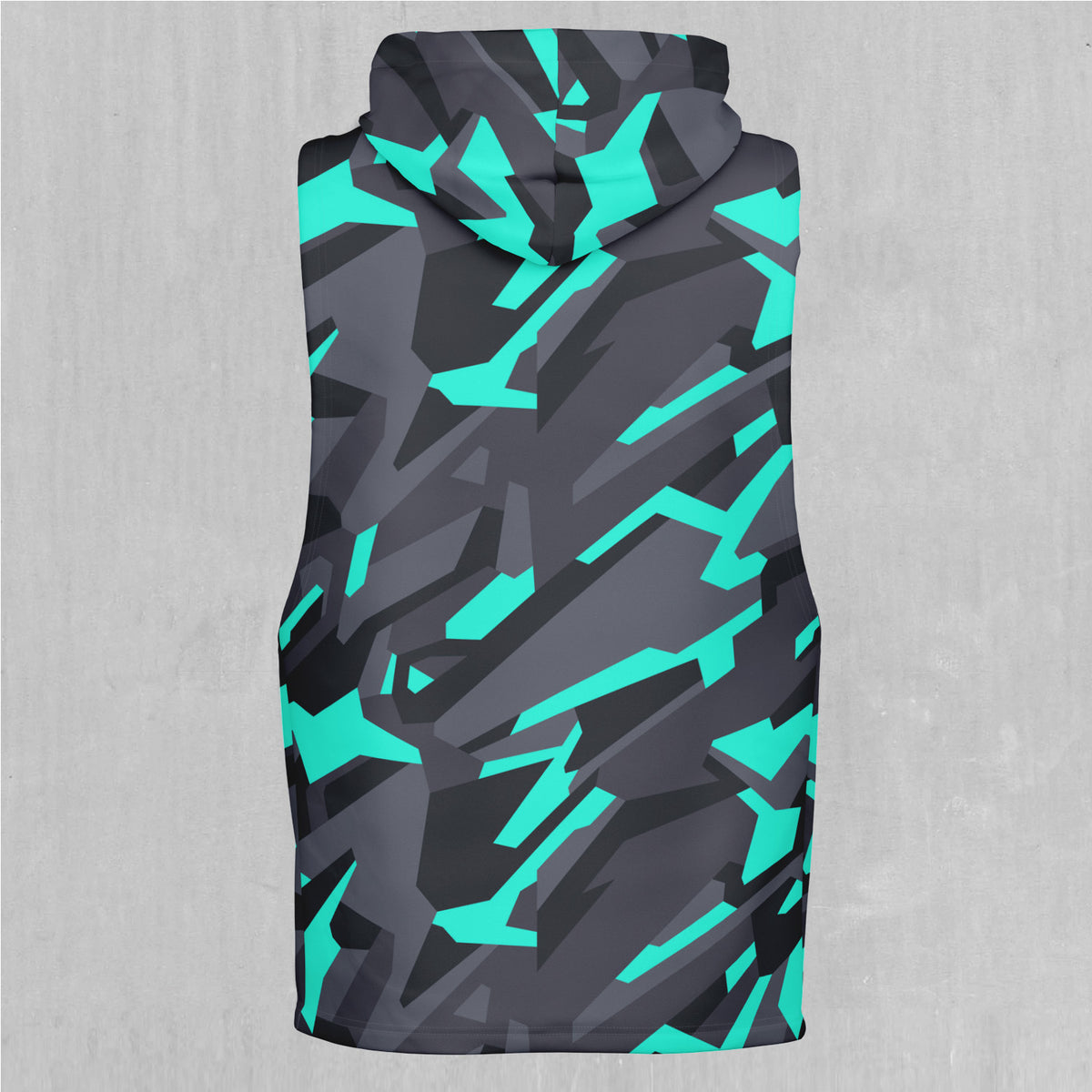 Cyber-Tech Sleeveless Hoodie