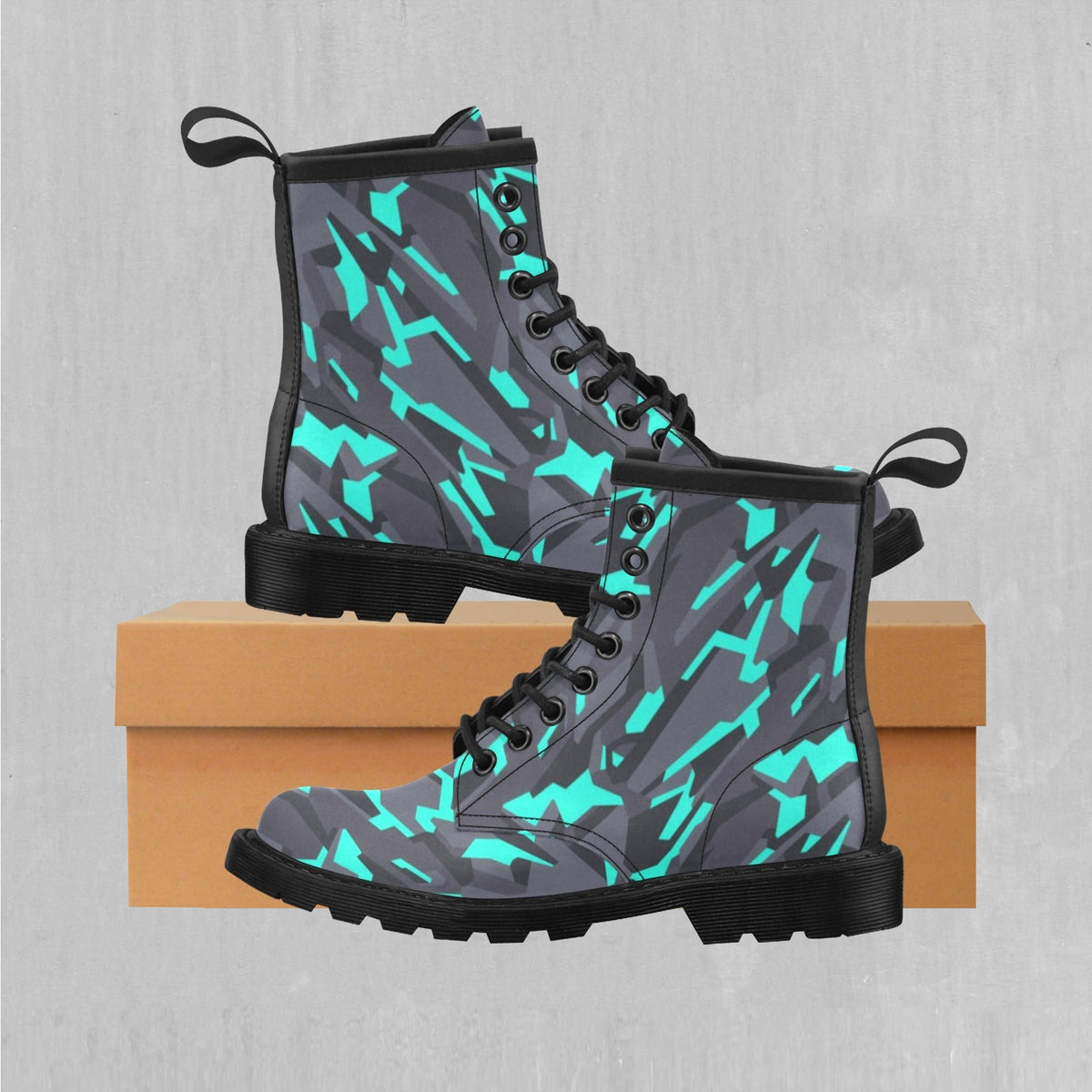 Cyber-Tech Women's Lace Up Boots