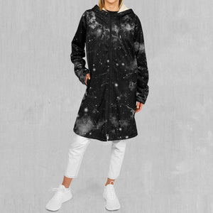 Dark Matter Zip Up Cloak (White Fur)