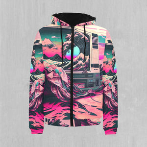 Digital Tsunami Puffer Jacket