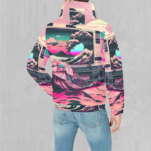 Digital Tsunami Puffer Jacket