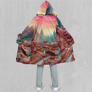 Dream Canyon Zip Up Cloak (White Fur)