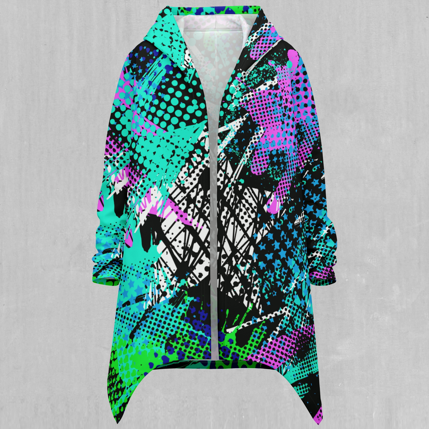 Electric Avenue Longline Cloak