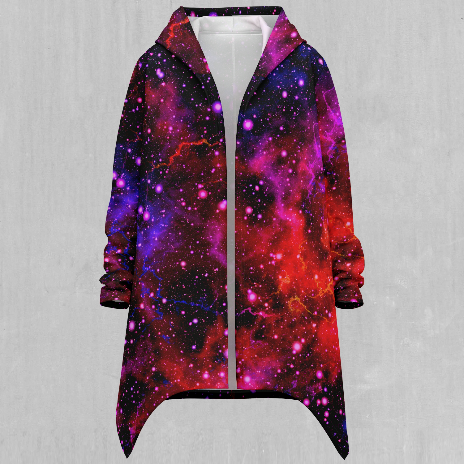 Electric Galaxy Longline Cloak