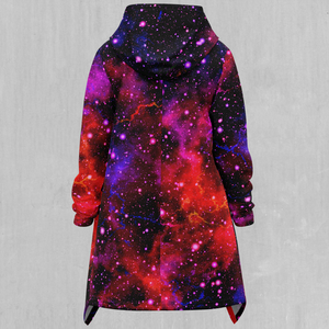 Electric Galaxy Longline Cloak