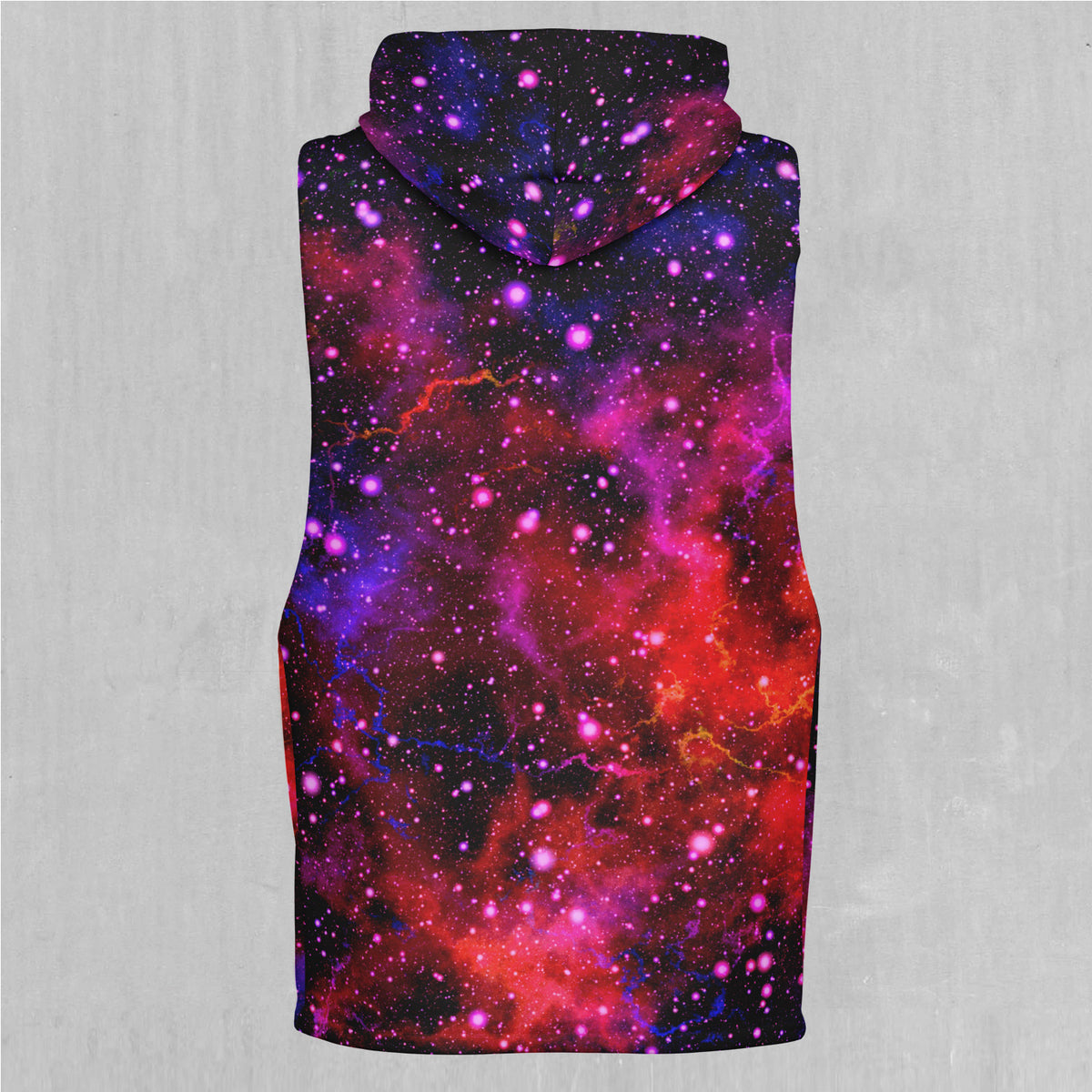 Electric Galaxy Sleeveless Hoodie