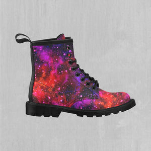 Electric Galaxy Women's Lace Up Boots