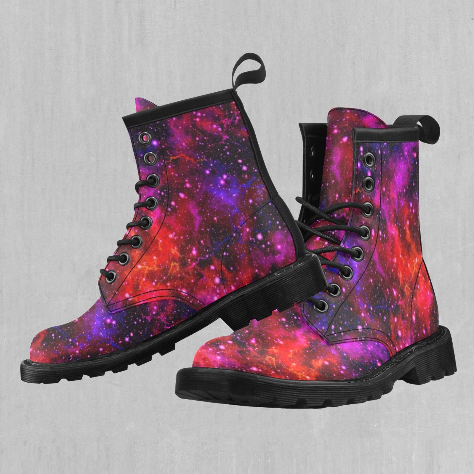Electric Galaxy Women's Lace Up Boots