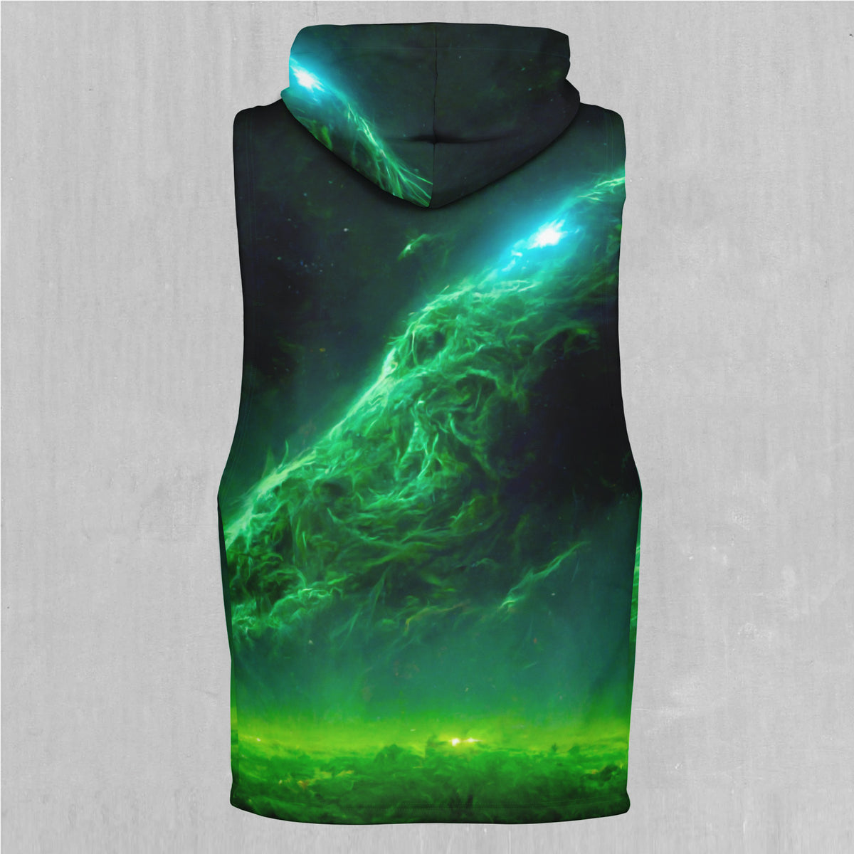 Electrified Nebula Sleeveless Hoodie