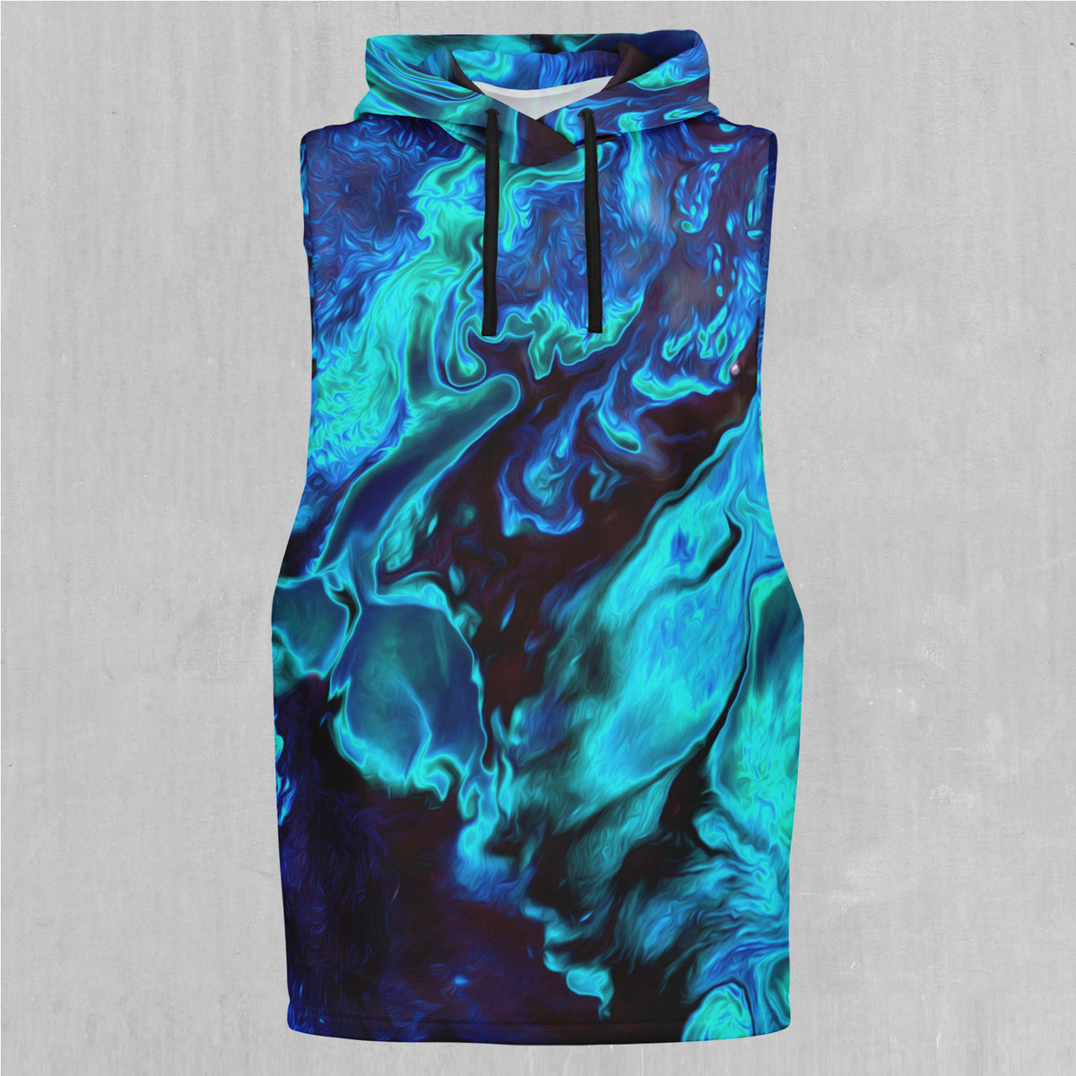 Enigma Sea Sleeveless Hoodie