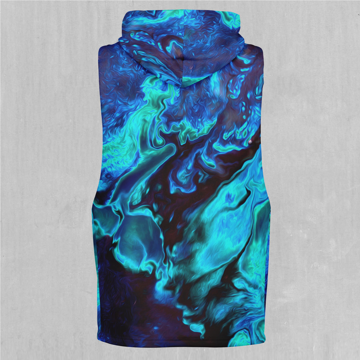 Enigma Sea Sleeveless Hoodie