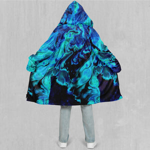 Enigma Sea Zip Up Cloak (White Fur)