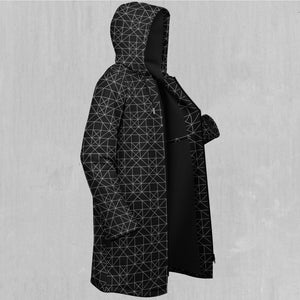 Esoteric Zip Up Cloak (Black Fur)