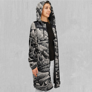 Ethereal Moonlight Zip Up Cloak (Black Fur)