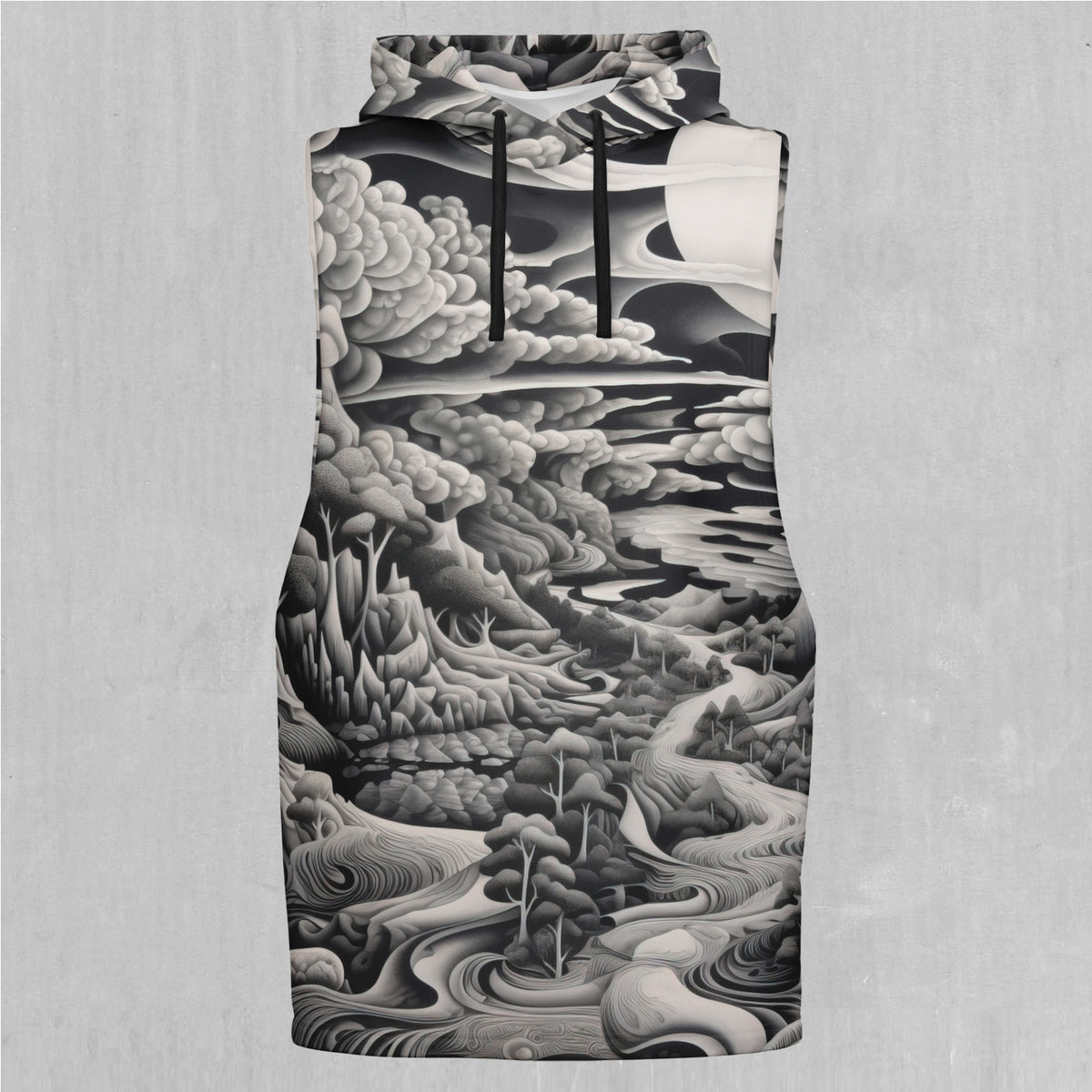 Ethereal Moonlight Sleeveless Hoodie