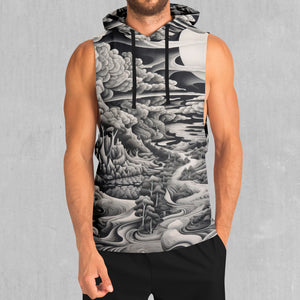 Ethereal Moonlight Sleeveless Hoodie