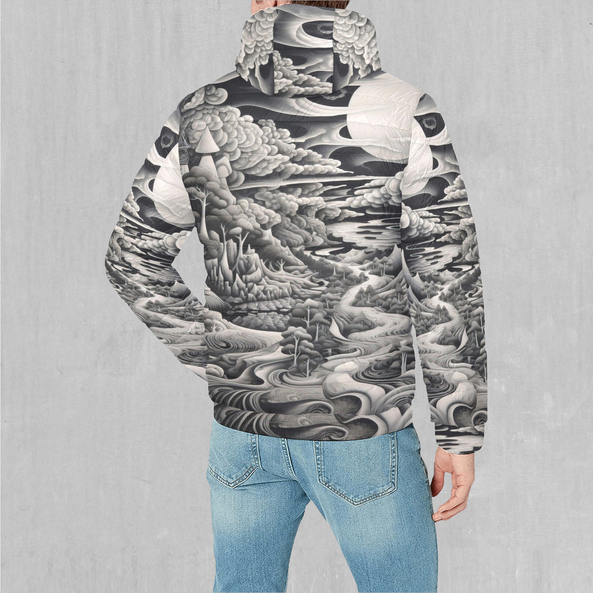 Ethereal Moonlight Puffer Jacket