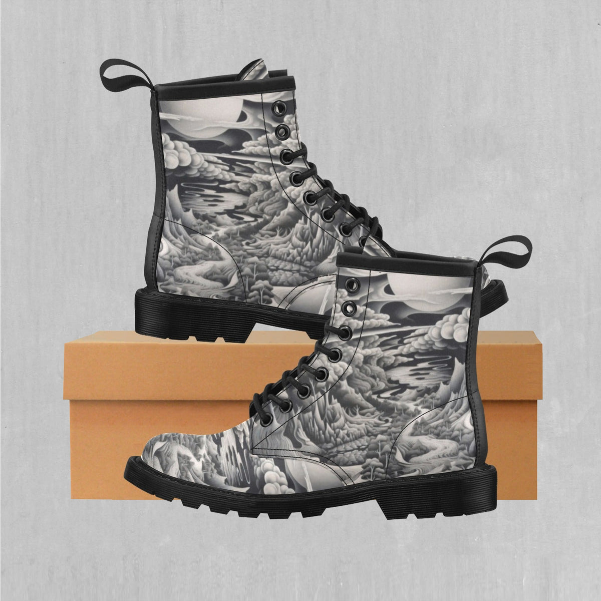 Ethereal Moonlight Women's Lace Up Boots