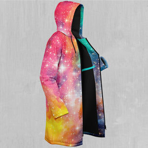 Fire and Ice Galaxy Zip Up Cloak (Black Fur)