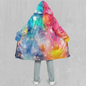 Fire and Ice Galaxy Zip Up Cloak (Black Fur)