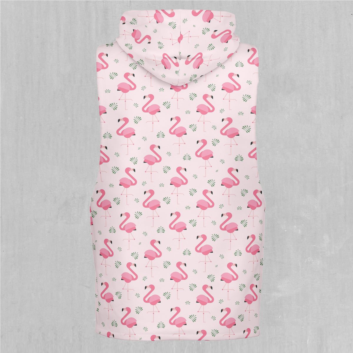 Flamingo Sleeveless Hoodie
