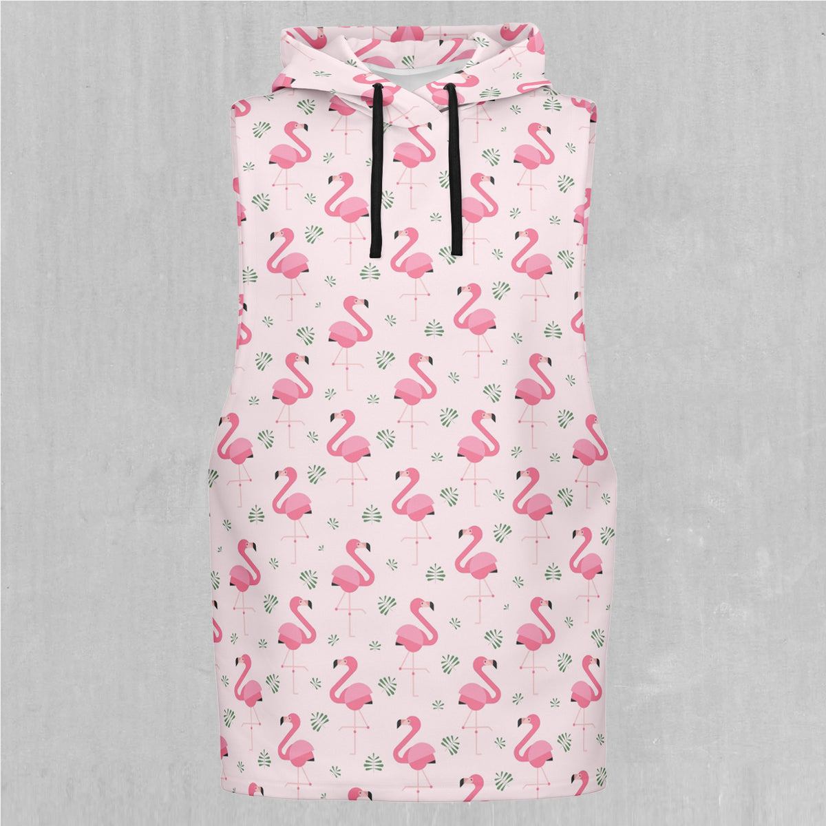 Flamingo Sleeveless Hoodie