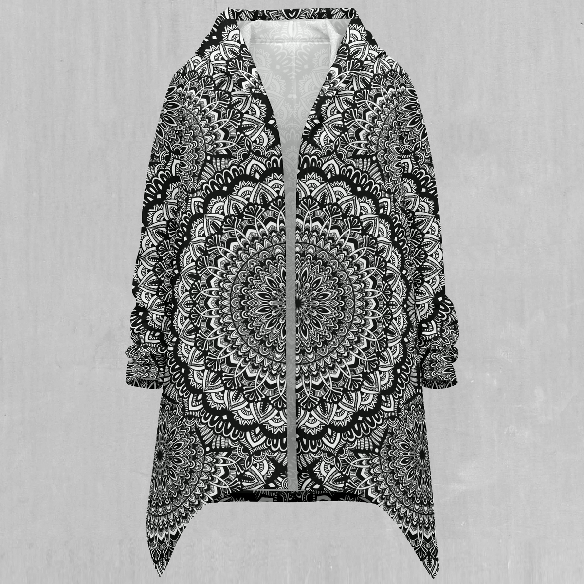 Floral Mandala Longline Cloak