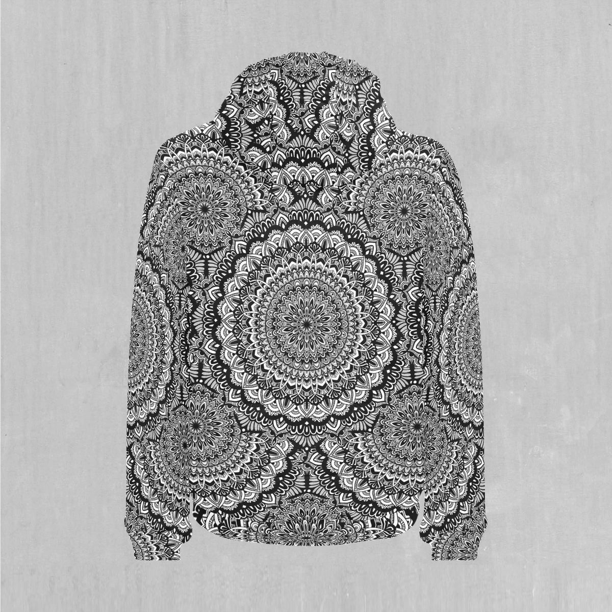 Floral Mandala Puffer Jacket