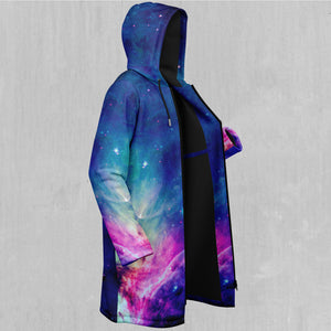 Frost Nebula Zip Up Cloak (Black Fur)