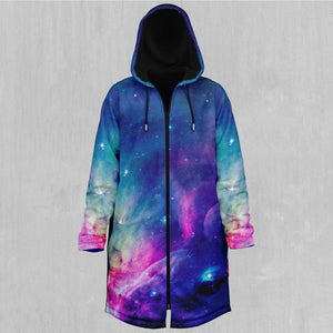 Frost Nebula Zip Up Cloak (Black Fur)