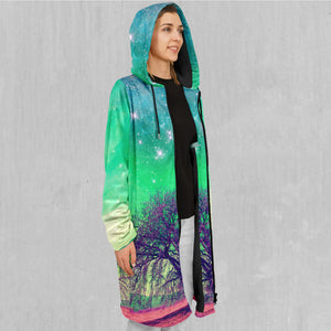 Galactic Essence Zip Up Cloak (Black Fur)