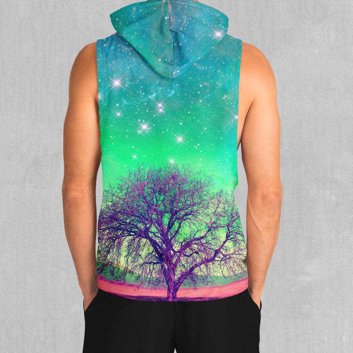 Galactic Essence Sleeveless Hoodie