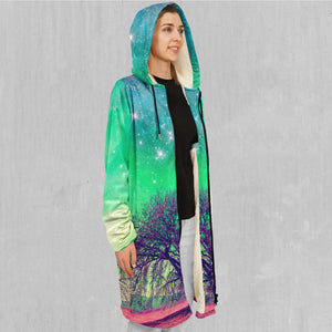 Galactic Essence Zip Up Cloak (White Fur)