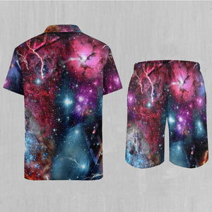 Galaxies Collide Men's Beach Set