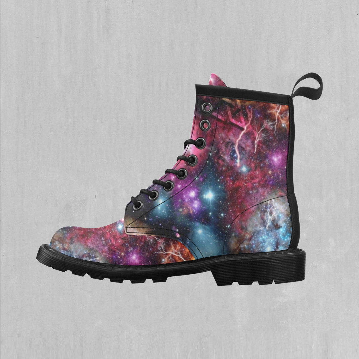 Galaxies Collide Women's Lace Up Boots