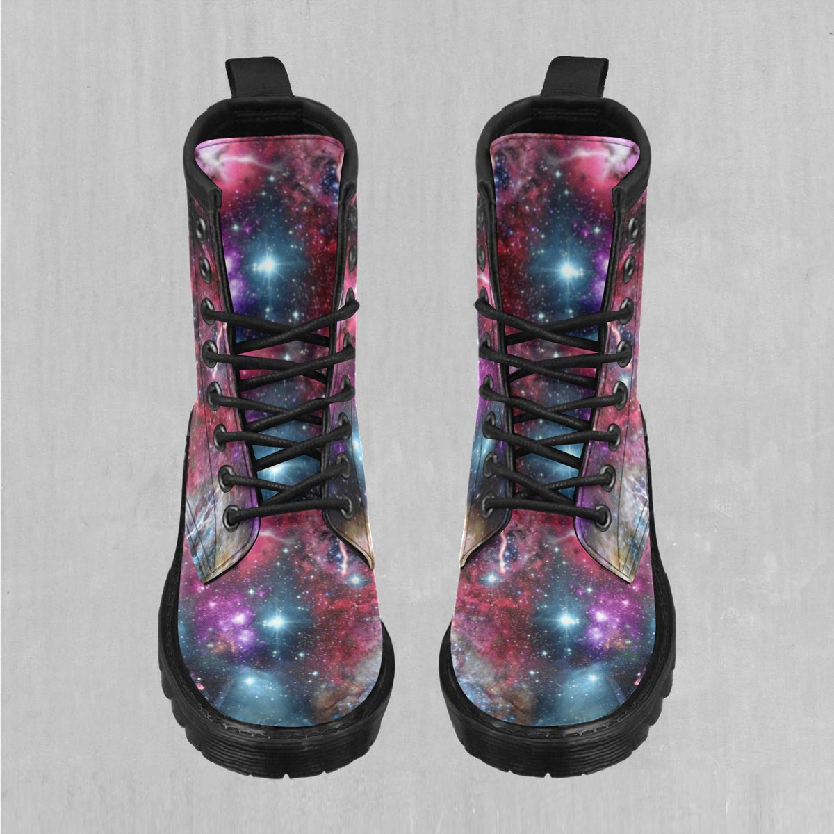 Galaxies Collide Women's Lace Up Boots