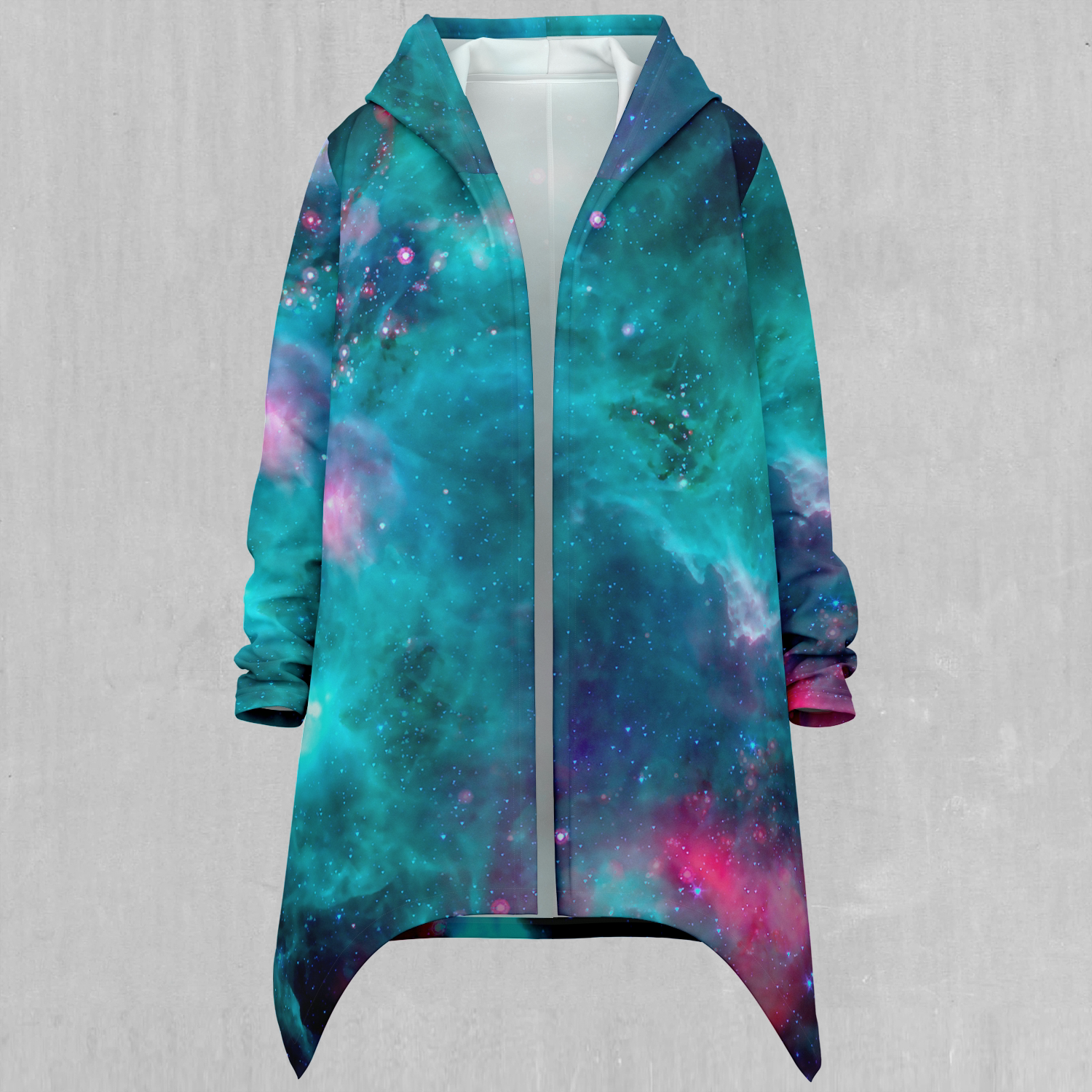 Galaxy Aurora Longline Cloak