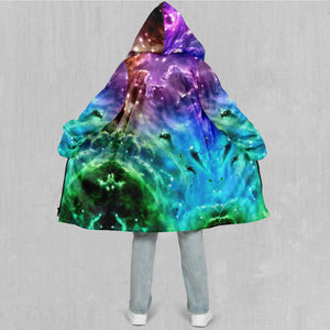 Galaxy Slam Zip Up Cloak (Black Fur)