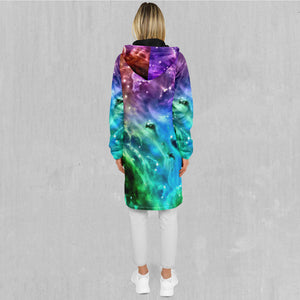 Galaxy Slam Zip Up Cloak (Black Fur)