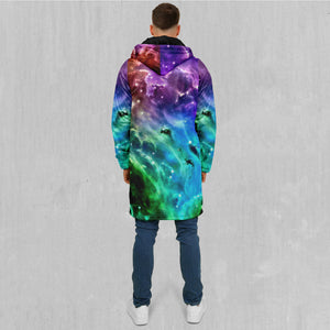 Galaxy Slam Zip Up Cloak (Black Fur)