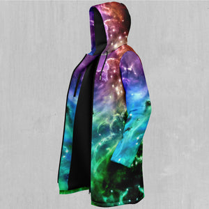 Galaxy Slam Zip Up Cloak (Black Fur)