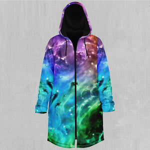 Galaxy Slam Zip Up Cloak (Black Fur)