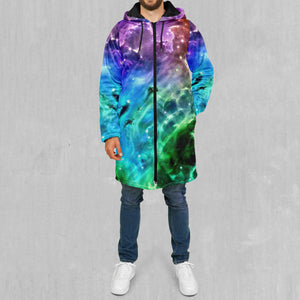 Galaxy Slam Zip Up Cloak (Black Fur)