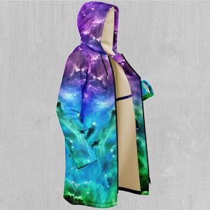 Galaxy Slam Zip Up Cloak (White Fur)