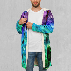 Galaxy Slam Zip Up Cloak (White Fur)