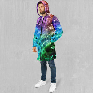 Galaxy Slam Zip Up Cloak (White Fur)